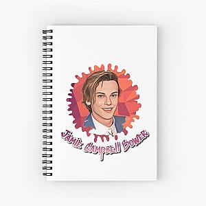 Jamie Campbell Bower Spiral Notebook