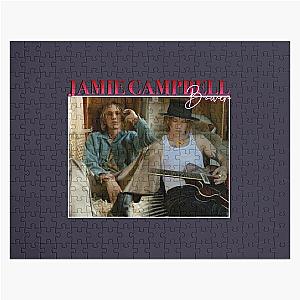 Music Vintage Retro Jamie Campbell Bower Funny Graphic Gift Jigsaw Puzzle