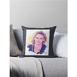 Men Women Jamie Campbell Bower Gifts For Music Fans Throw Pillow