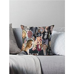 Jamie Campbell bower collage  Throw Pillow