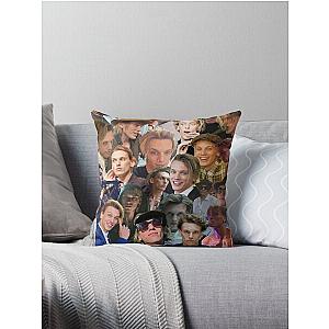 Jamie Campbell Bower Photo Collage Throw Pillow