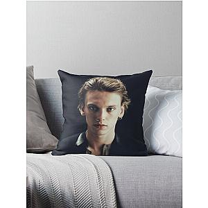 jamie campbell bower Throw Pillow