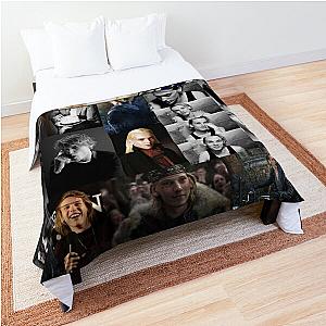 Jamie Campbell Bower Abstract Collage Comforter