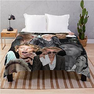 Jamie Campbell Bower collage Throw Blanket