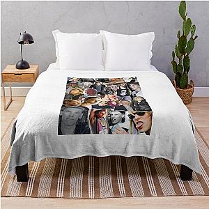 Jamie Campbell bower collage  Throw Blanket