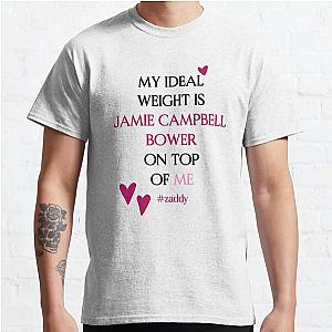 My ideal weight is Jamie Campbell Bower on top of me Classic T-Shirt