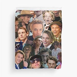 Jamie Campbell Bower Photo Collage Duvet Cover