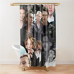 Jamie Campbell Bower collage Shower Curtain