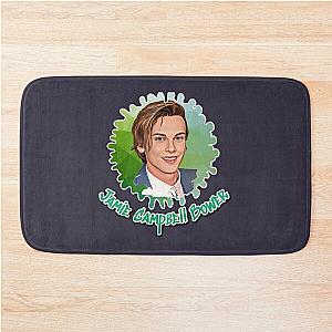 Wonderful Memory Jamie Campbell Bower Graphic For Fan Bath Mat