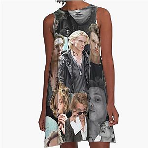 Jamie Campbell Bower collage A-Line Dress