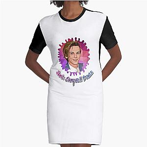 Jamie Campbell Bower Graphic T-Shirt Dress