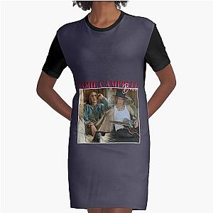 Music Vintage Retro Jamie Campbell Bower Funny Graphic Gift Graphic T-Shirt Dress