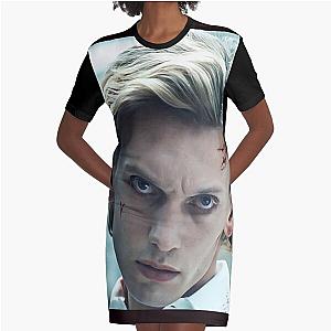 Jamie Campbell Bower Graphic T-Shirt Dress