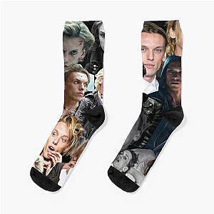 Jamie Campbell Bower collage Socks