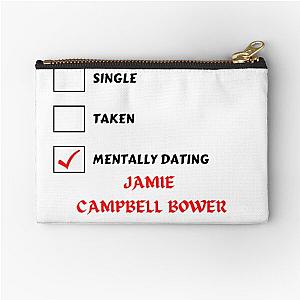 mentally dating jamie campbell bower Zipper Pouch