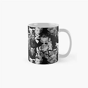 Jamie Campbell Bower collage black and white Classic Mug