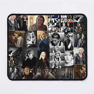 Jamie Campbell Bower Abstract Collage Mouse Pad