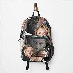 Jamie Campbell Bower collage Backpack