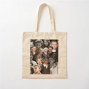 Jamie Campbell Bower collage Cotton Tote Bag