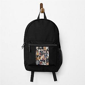 Jamie Campbell bower collage Backpack