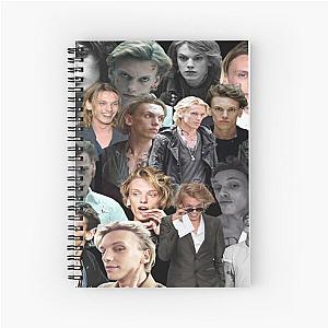 Jamie Campbell Bower collage Spiral Notebook