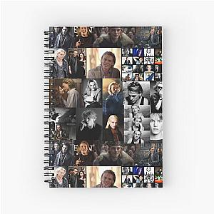 Jamie Campbell Bower Abstract Collage Spiral Notebook