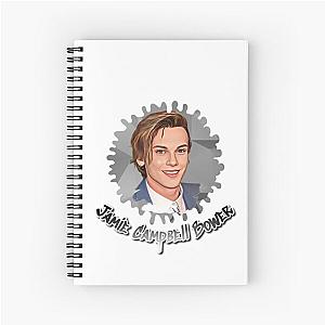 Jamie Campbell Bower Spiral Notebook