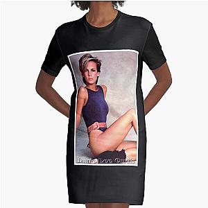 Jamie Lee Curtis Graphic T-Shirt Dress