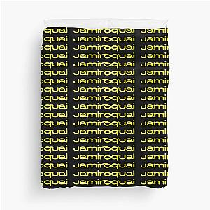 Jamiroquai Word Logo Yellow Summer Vibe Duvet Cover