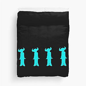 Jamiroquai Silhouettes Logo Blue Summer Vibe Duvet Cover