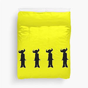 Jamiroquai Silhouettes Logo Black Summer Vibe Duvet Cover