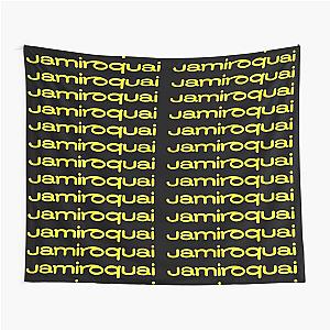 Jamiroquai Word Logo Yellow Summer Vibe Tapestry