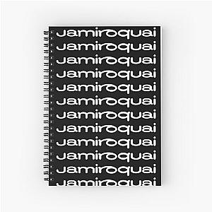 Jamiroquai Word Logo White Summer Vibe Spiral Notebook