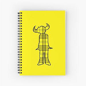 Jamiroquai Tartan Pattern Yellow Summer Vibe Spiral Notebook