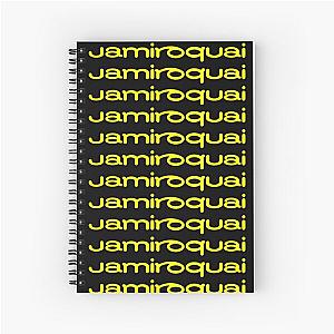 Jamiroquai Word Logo Yellow Summer Vibe Spiral Notebook