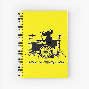 Jamiroquai Playing Lemon Drums Summer Vibe Spiral Notebook