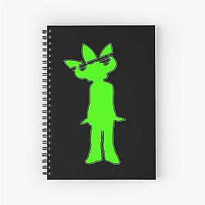 Jamiroquai Leaf Hat Green Summer Vibe Spiral Notebook