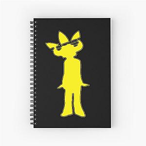 Jamiroquai Leaf Hat Yellow Summer Vibe Spiral Notebook