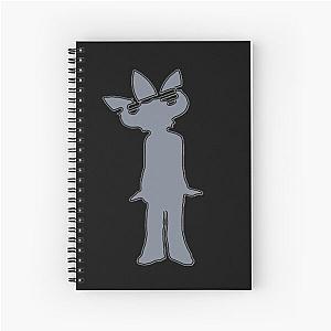 Jamiroquai Leaf Hat Grey Summer Vibe Spiral Notebook