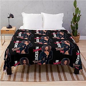 Vintage Janet Jackson '98 Tour Throw Blanket