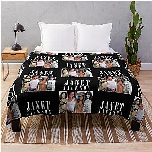 Janet Jackson Vintage Tour Concert vertical Throw Blanket