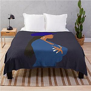 Lover Gift Janet Jackson Retro Wave Throw Blanket