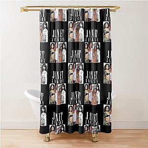 Janet Jackson Vintage Tour Concert vertical Shower Curtain