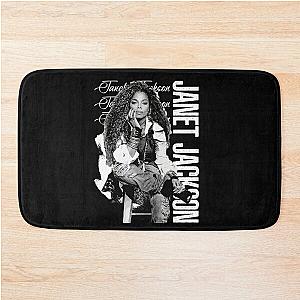 Janet Jackson Dance-Pop Queen's Groundbreaking Music Evolution Bath Mat