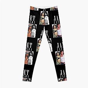 Janet Jackson Vintage Tour Concert vertical Leggings