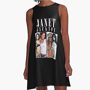 Janet Jackson Vintage Tour Concert vertical A-Line Dress