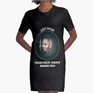 Janet Jackson Together Again Summer 2024 Graphic T-Shirt Dress