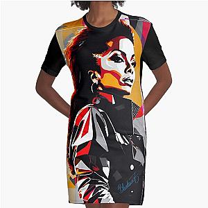 Janet Jackson  Graphic T-Shirt Dress