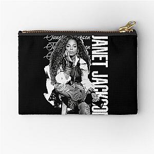 Janet Jackson Dance-Pop Queen's Groundbreaking Music Evolution Zipper Pouch