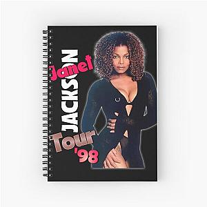 Vintage Janet Jackson '98 Tour Spiral Notebook